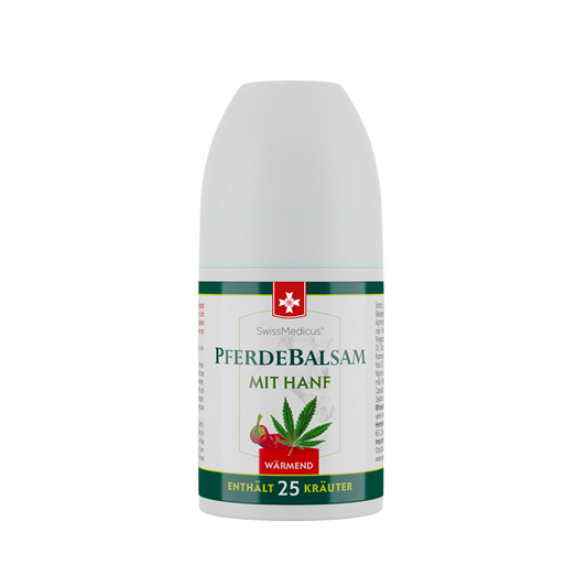 Конски балсам затоплящ с коноп рол-он