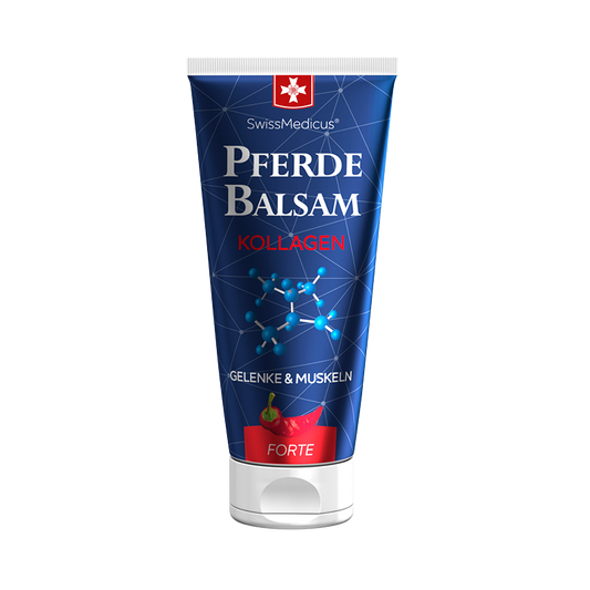 Конски балсам затоплящ с морски колаген – Forte